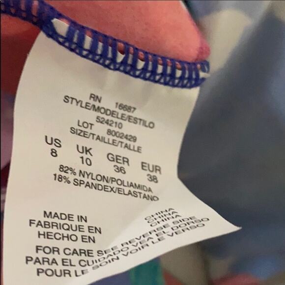 Swim Solutions Bust support Floral Print Top - Picture 7 of 7